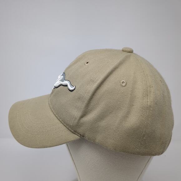 Mustang Strapback Baseball Cap Brown One Size Adjustable Cap & City Polyester - Picture 3 of 10